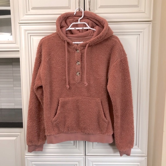 Maurices women’s sherpa hoodie - Picture 1 of 14